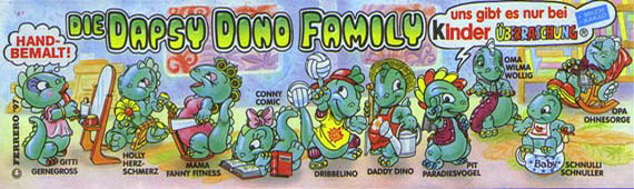 37 Die Dapsy Dino Family 1997