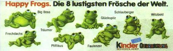 6 Happy Frogs 1986